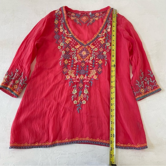 JOHNNY WAS RYLEIGH EMBROIDERED BLOUSE Size XS - Picture 6 of 9